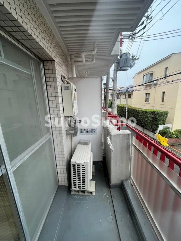 ルーミハイツのバルコニー