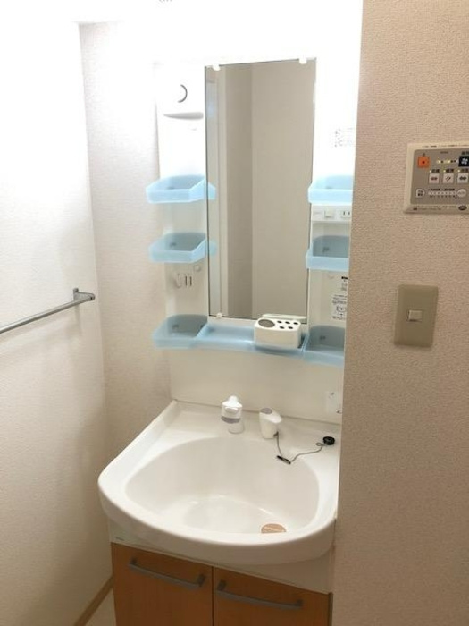 ビレッジ北久保 C棟の独立洗面台|洗面所