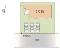 蓮田市緑町　13期　新築一戸建て　リガーレ　01の区画図|1号棟