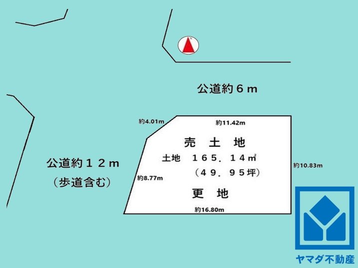 宇治市木幡須留の土地図