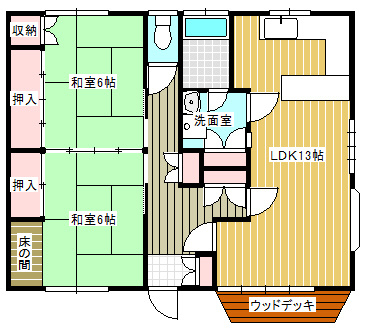 ウインドハウスの間取り