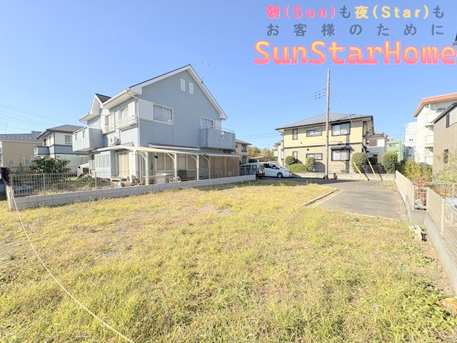 【サンスターホーム】立川市砂川町7丁目　建築条件なし売地　角地　40坪超えの外観