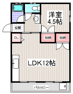 井上ハイツの間取り