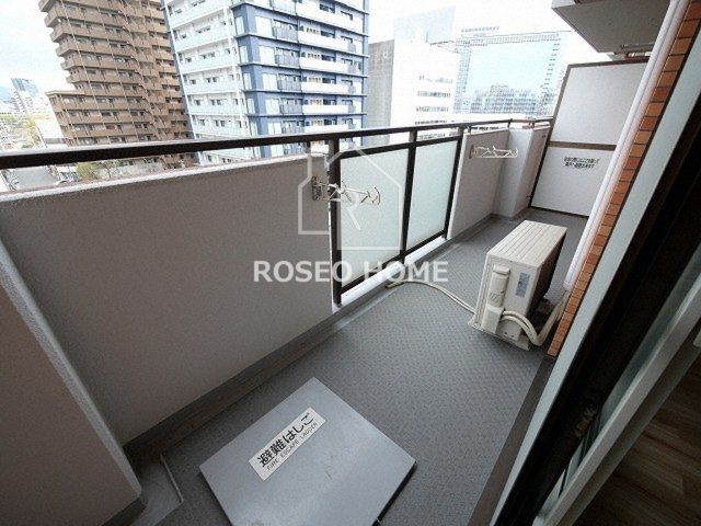 インプルーブ天満橋のバルコニー|同マンション別部屋：参考写真