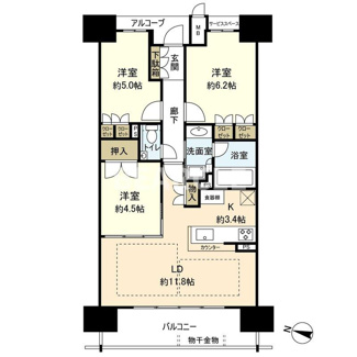【間取り】 | ザ・京都レジデンス四条河原町