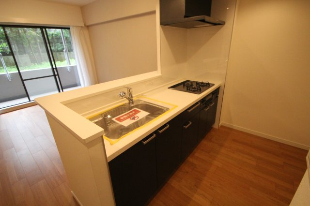 二子多摩川パークホームズのキッチン