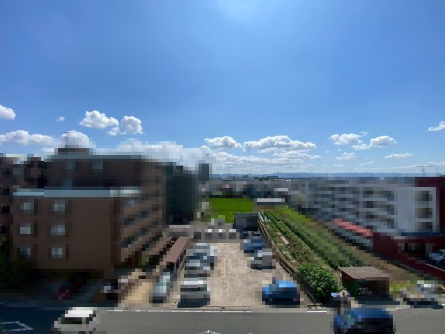 【価格改定】ハイム長岡A棟の展望|ルーフバルコニーからの眺望良好◎