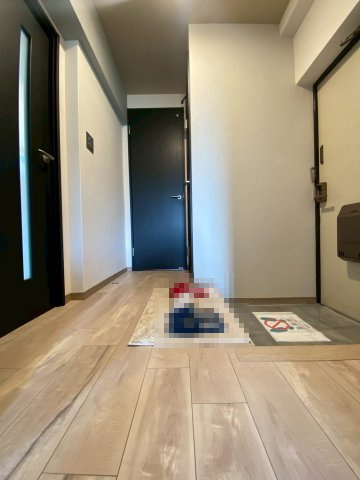 【価格改定】ハイム長岡A棟の玄関|シューズボックスを設置していただくことで、靴をすっきり収納できます。