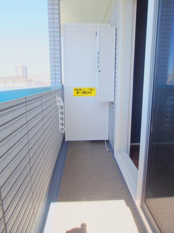 アレフガルド府中のバルコニー