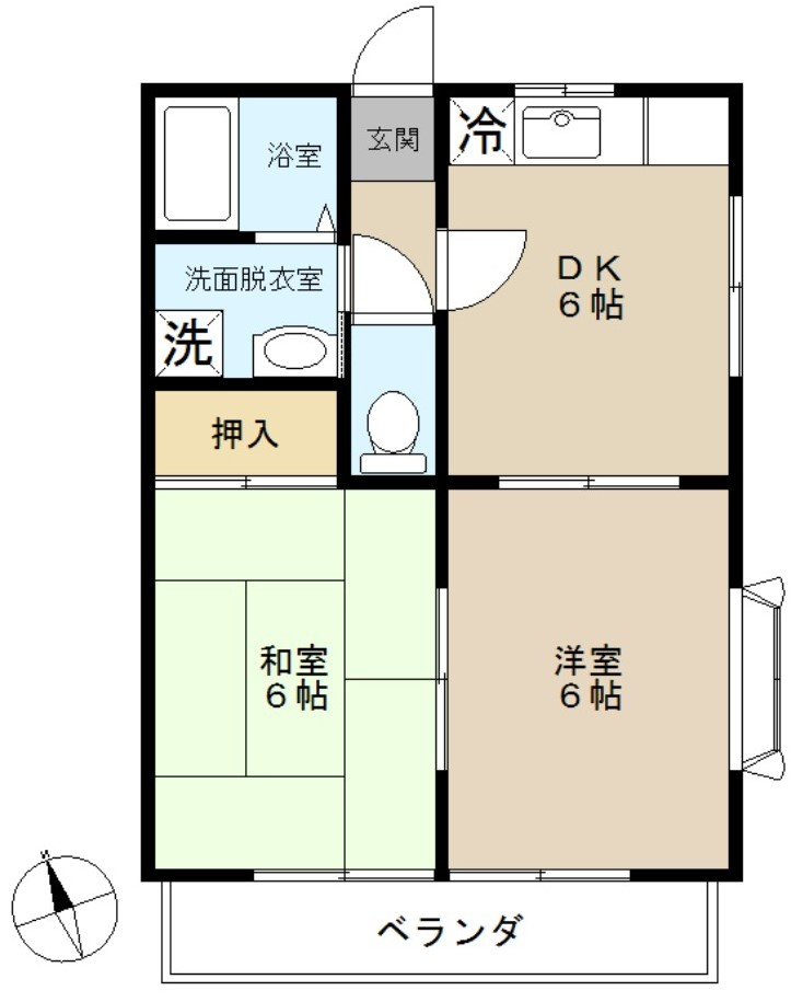 さくらコーポⅡの間取り