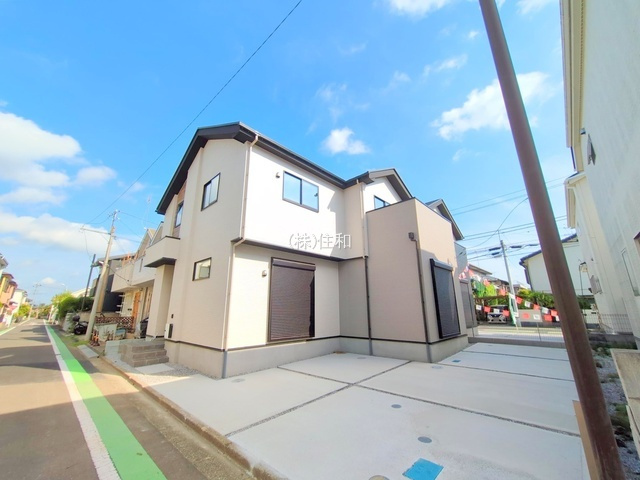 【新築分譲住宅】ふじみ野市元福岡3期の前面道路含む現地写真