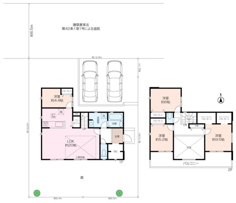 広々土地63坪建物32坪-桂台東新築一戸建て-の画像