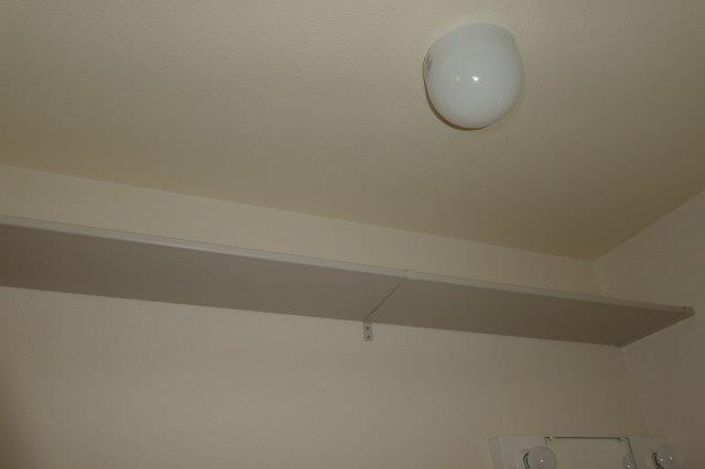 サン・ソニアＡの洗面所|洗濯機上棚