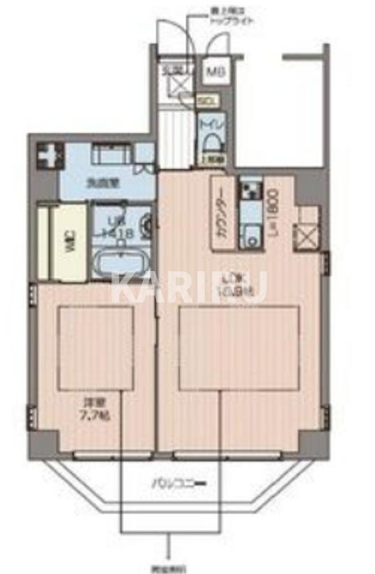 B-PROUD天満橋の間取り