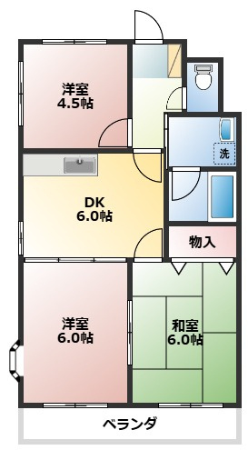 サンライト藤宮の間取り