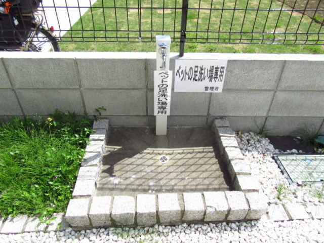 メゾン　メイユールのその他共用部分|★ペット専用　足洗い場★