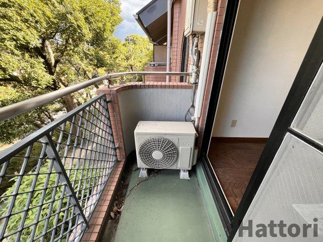 グリーンハウス緑地のバルコニー