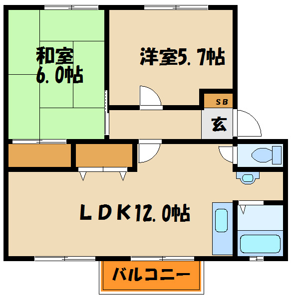 JAサンビレッジ末広の間取り