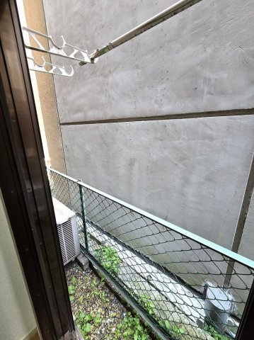 コーポフクダのバルコニー