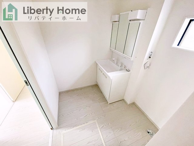 取手市駒場3期　新築戸建の脱衣所