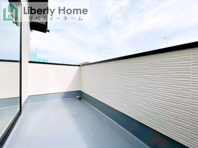 取手市駒場3期　新築戸建のバルコニー