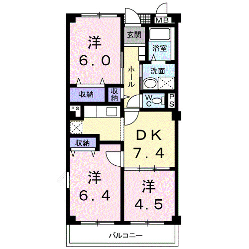 グリーン．アヴェニューの間取り