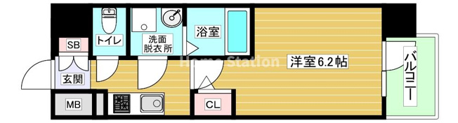 【間取り】 | エスリードレジデンス大阪福島シティスクエア