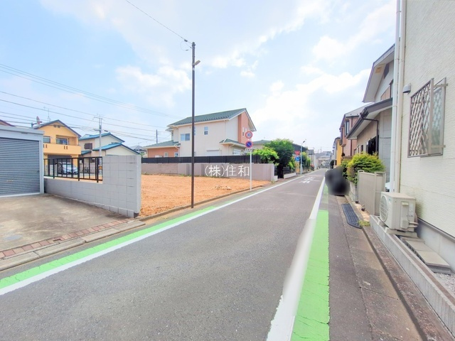 【新築分譲住宅】ふじみ野市元福岡2期の前面道路含む現地写真