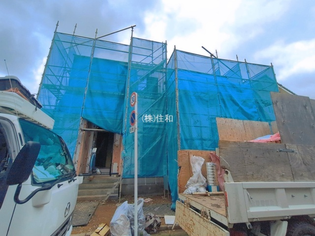 【新築分譲住宅】ふじみ野市元福岡2期の前面道路含む現地写真