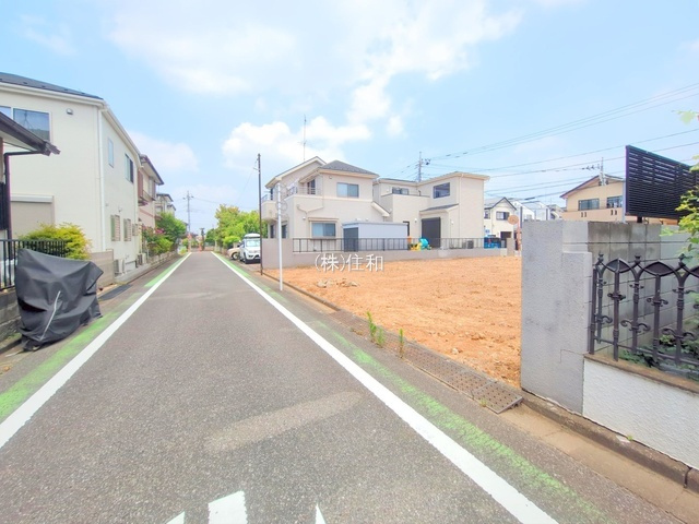 【新築分譲住宅】ふじみ野市元福岡2期の前面道路含む現地写真