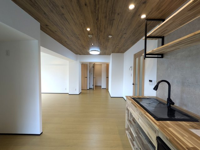 こだわりリフォームもアリ！【コーシン菊名第2マンション】のキッチン|お料理しやすいキッチンです