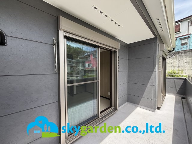 秦野市堀西　戸建のバルコニー