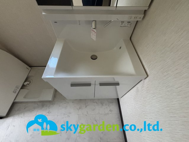 秦野市堀西　戸建の独立洗面台