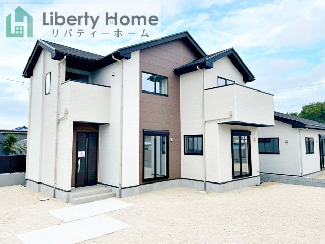 つくば市古来1期　新築戸建　1号棟の外観