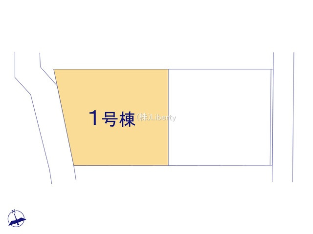 つくば市古来1期　新築戸建　1号棟の区画図