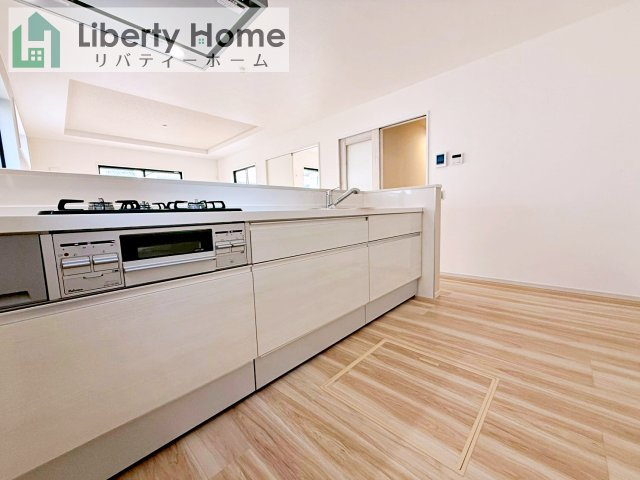 つくば市古来1期　新築戸建　1号棟のキッチン