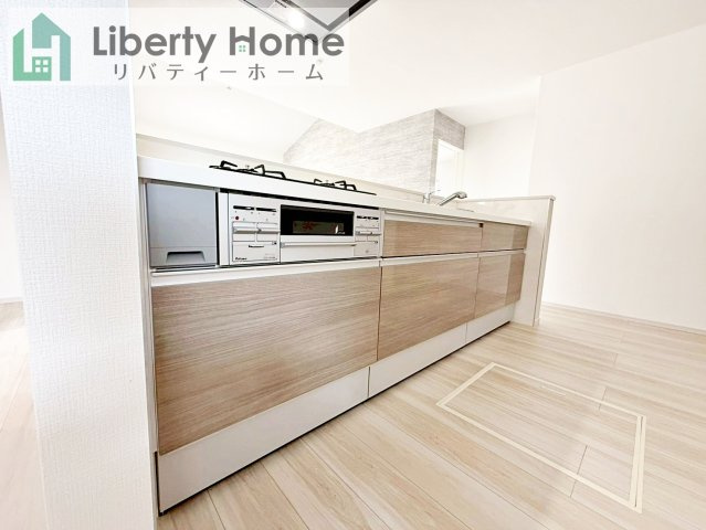 つくば市古来1期　新築戸建　2号棟のキッチン