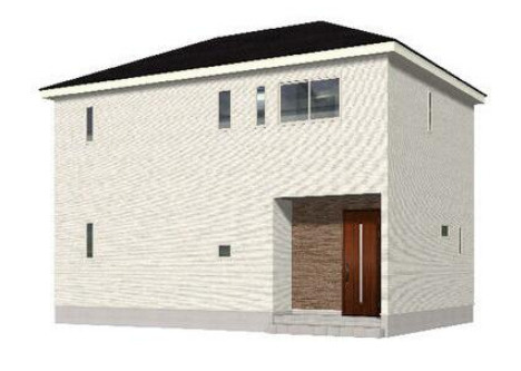 クレイドルガーデン八戸市諏訪 第3　3号棟の外観パース