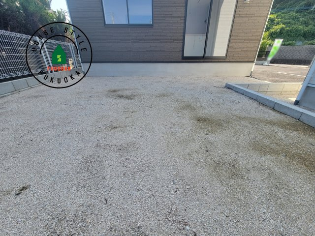 太宰府市観世音寺3丁目第1-2棟（2号棟）の庭|お庭で自由な時間を過ごせます。