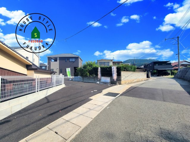 太宰府市観世音寺3丁目第1-2棟（2号棟）の前面道路含む現地写真|見学の時間などお気軽にお問い合わせ下さい。