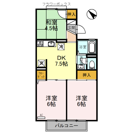 ペニーレインの間取り