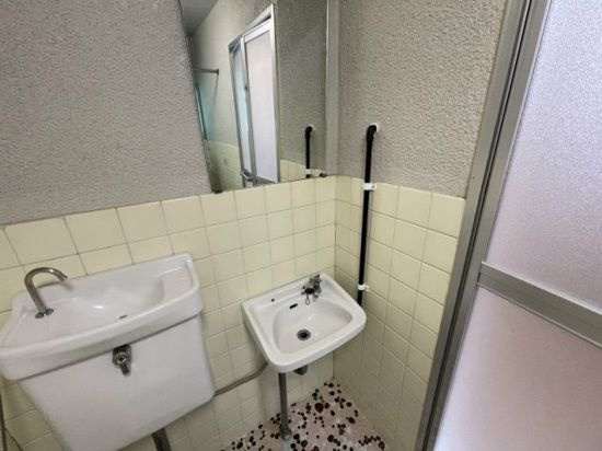 上野アパートメントの洗面所