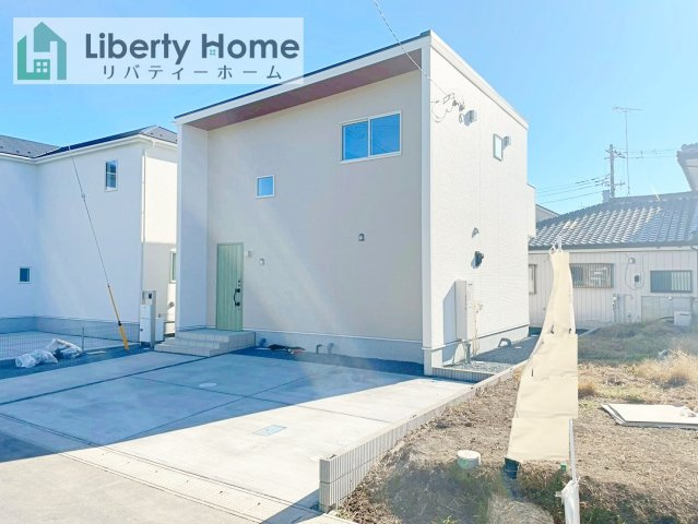 取手市井野24-1期　新築戸建　2号棟の外観|ご予約をいただければ、『平日の空いた時間』『周辺物件まとめて見たい』『1件だけ見たい』ももちろん可能です♪
お気軽にお問合せください♪