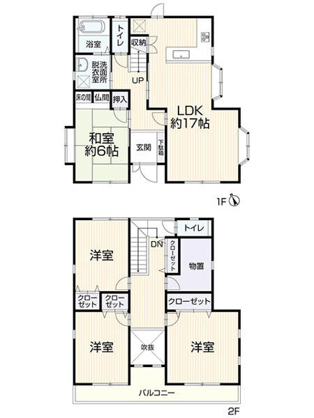 【間取り】 | 福岡市東区青葉3丁目中古戸建て☆仲介手数料無料☆