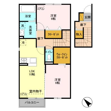 フローラの間取り
