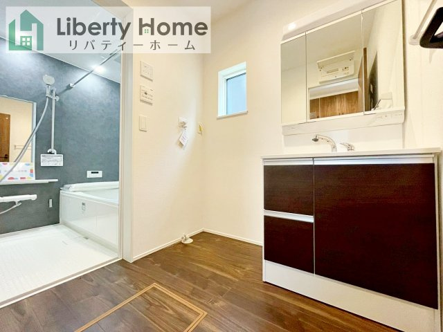 取手市井野24-1期　新築戸建　3号棟の脱衣所