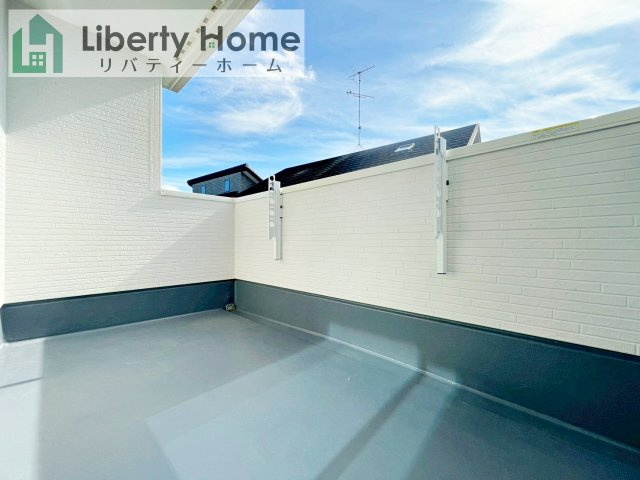 取手市井野24-1期　新築戸建　3号棟のバルコニー