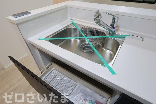 《仲介手数料無料》中央区本町東２丁目13-20(2号棟)新築一戸建てKEIAI GRACEのキッチン|撮影日 2025年10月19日 10:10 曇り