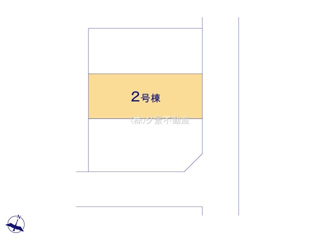 《仲介手数料無料》中央区本町東２丁目13-20(2号棟)新築一戸建てKEIAI GRACEの区画図