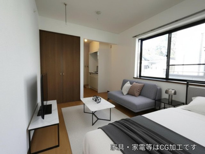 【居間・リビング】 | エステートピア中村 | ※CG家具を配置したお部屋の写真です。